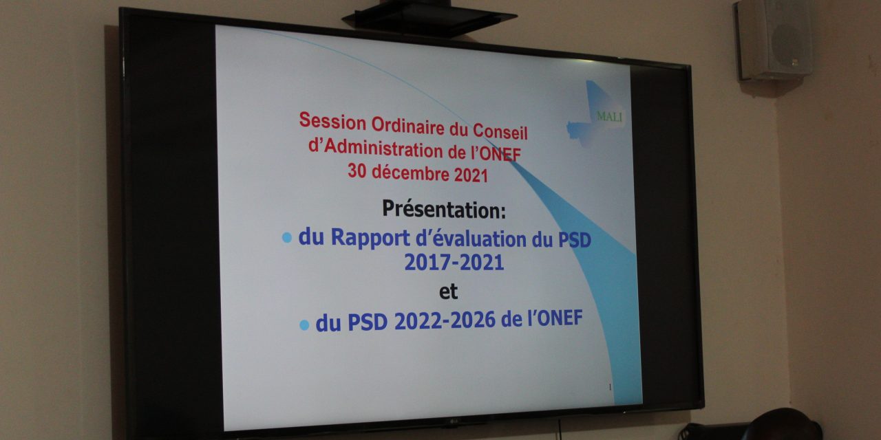11E SESSION ORDINAIRE DU CONSEIL D’ADMINISTRATION DE L’ONEF